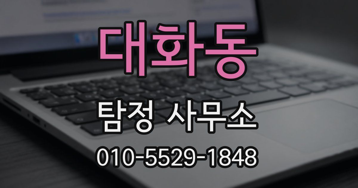 대화동 탐정 사무소