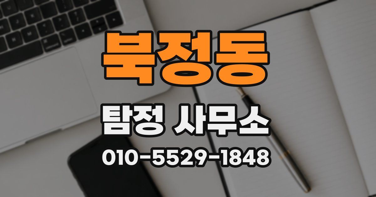 북정동 탐정 사무소