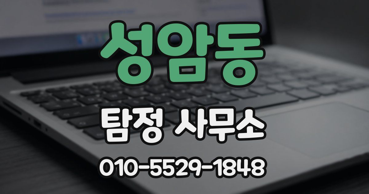 성암동 탐정 사무소