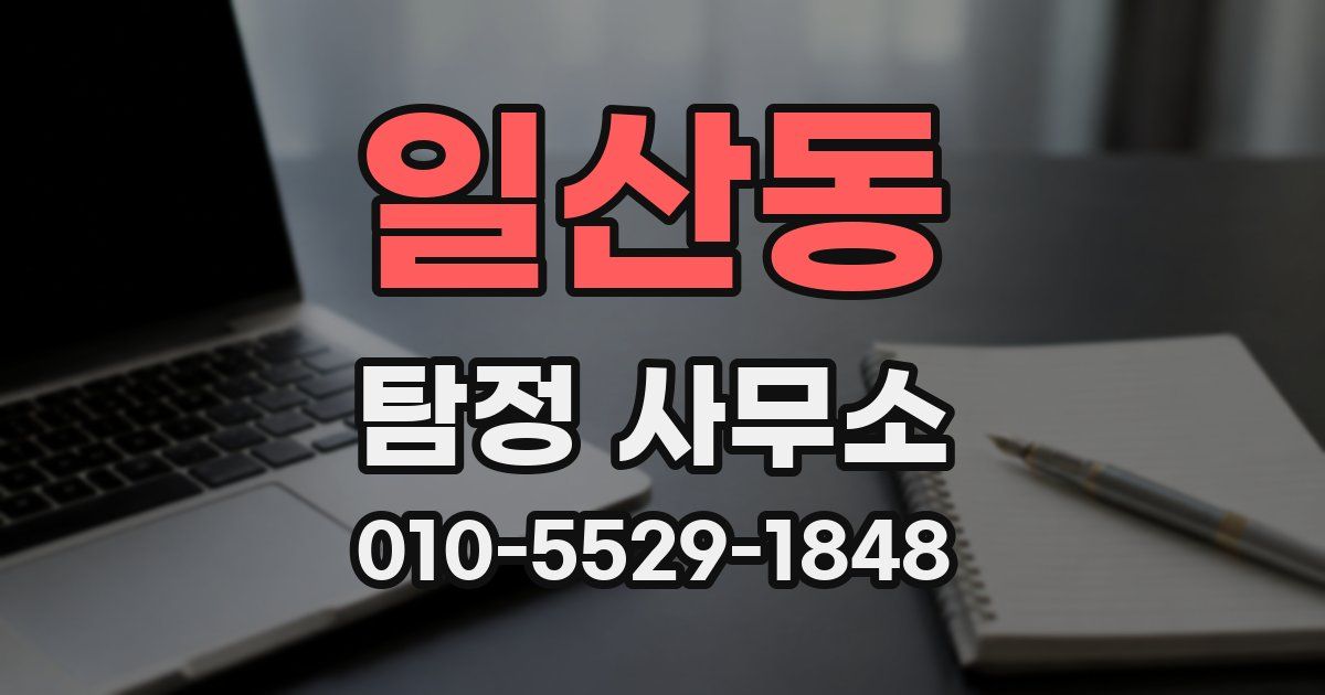 일산동 탐정 사무소