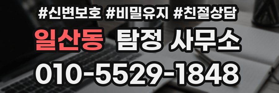 일산동 탐정 사무소