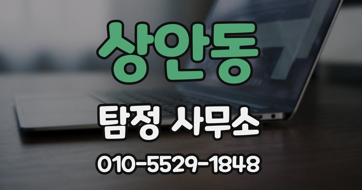 상안동 탐정 사무소