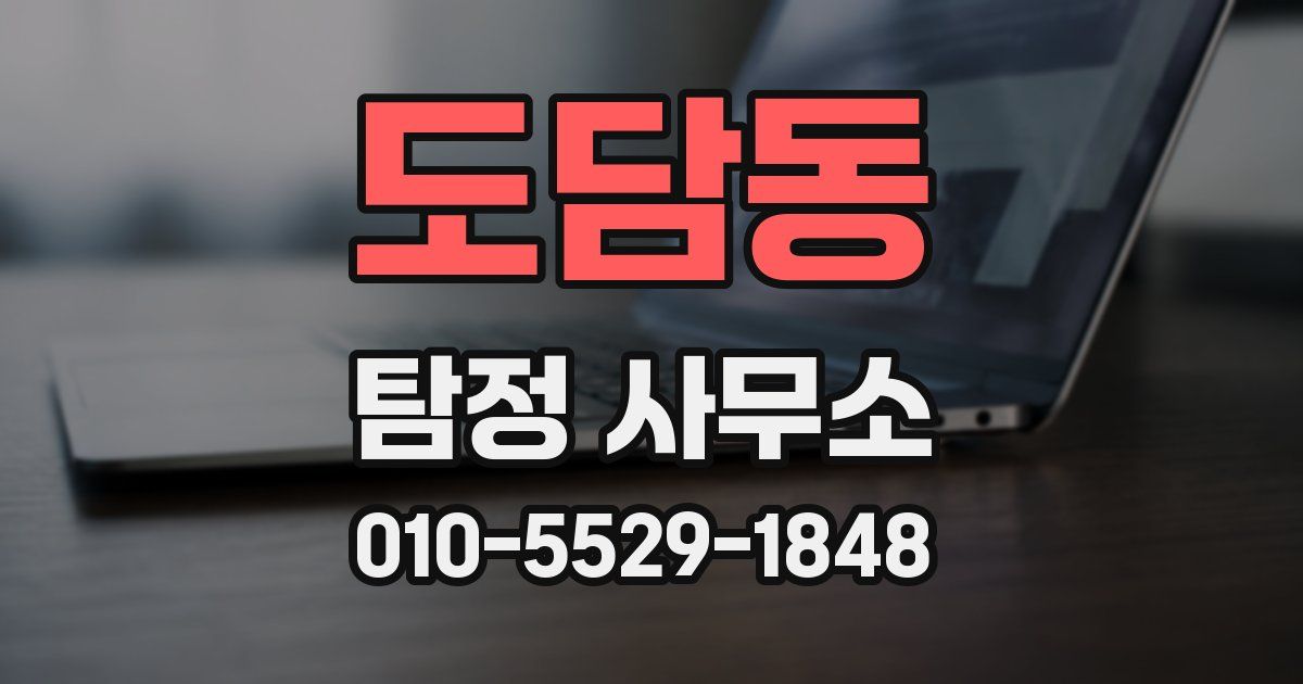 도담동 탐정 사무소