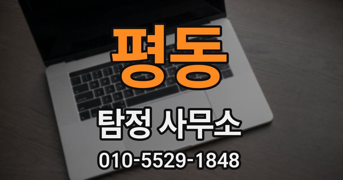 평동 탐정 사무소