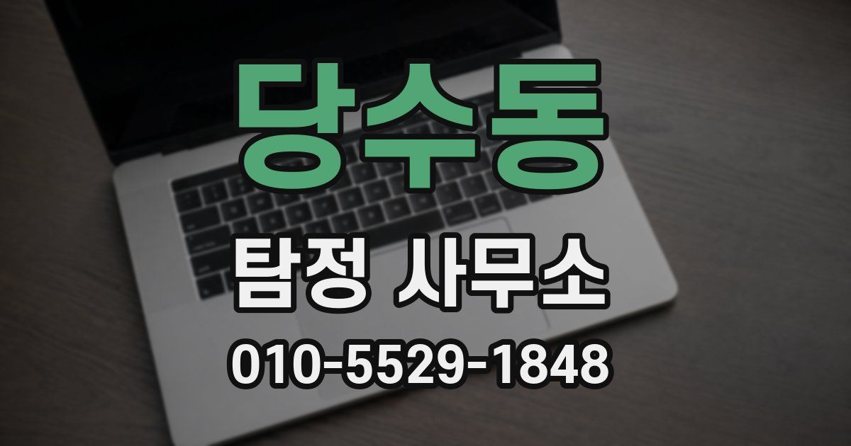 당수동 탐정 사무소
