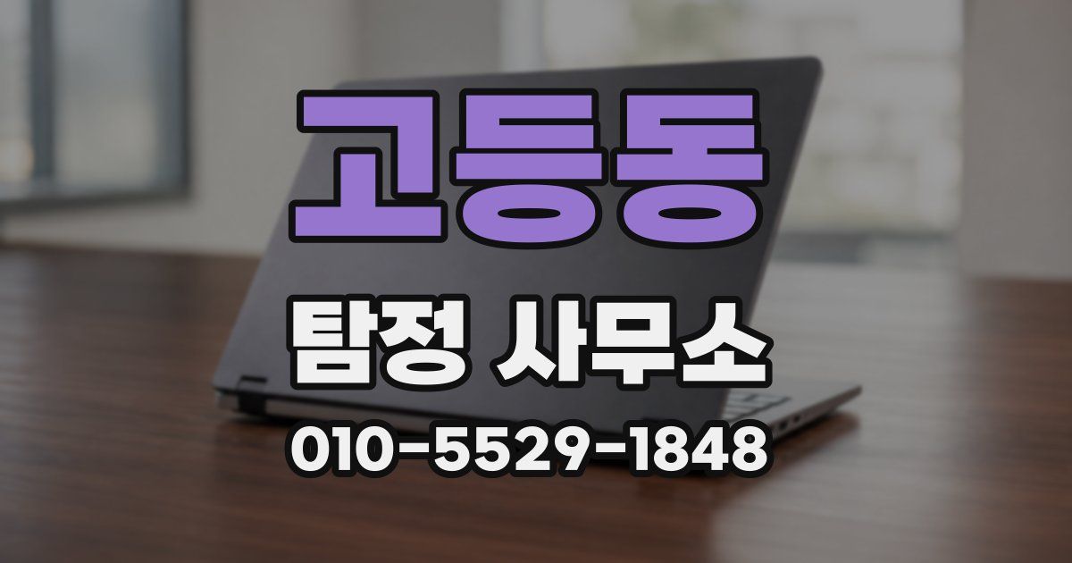 고등동 탐정 사무소