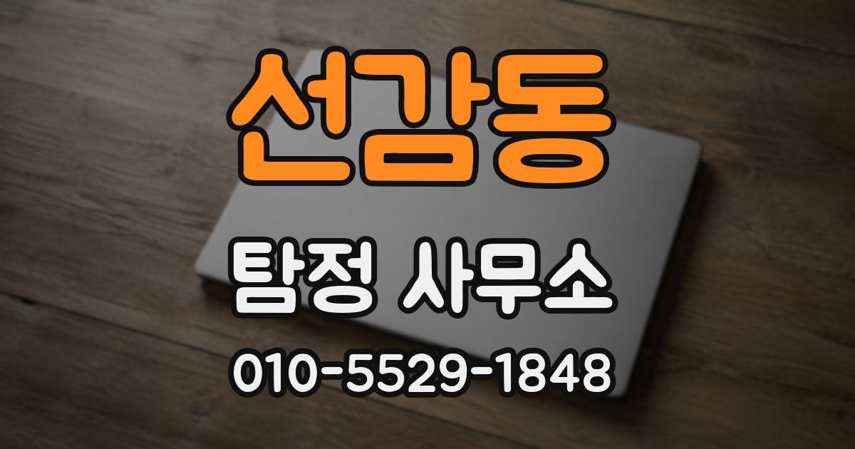 선감동 탐정 사무소