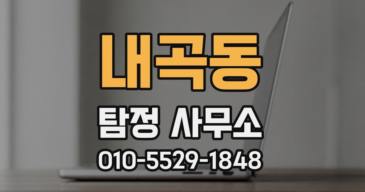 내곡동 탐정 사무소