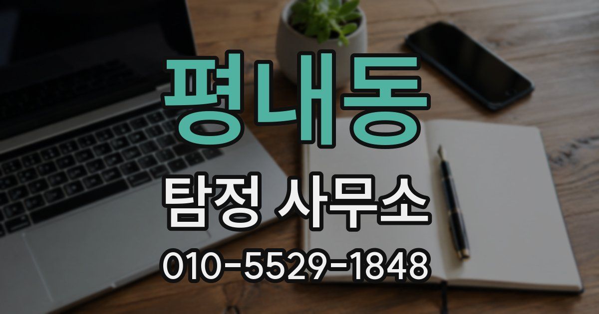 평내동 탐정 사무소