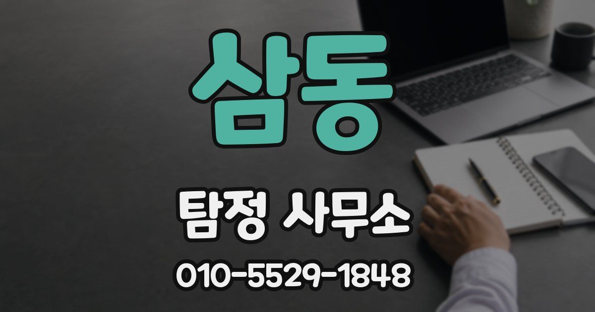 삼동 탐정 사무소
