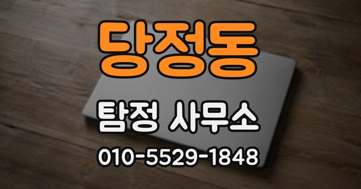 당정동 탐정 사무소