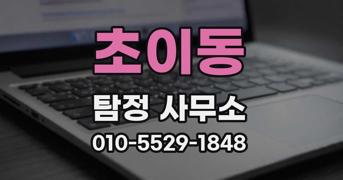 초이동 탐정 사무소