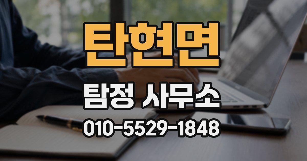 탄현면 탐정 사무소