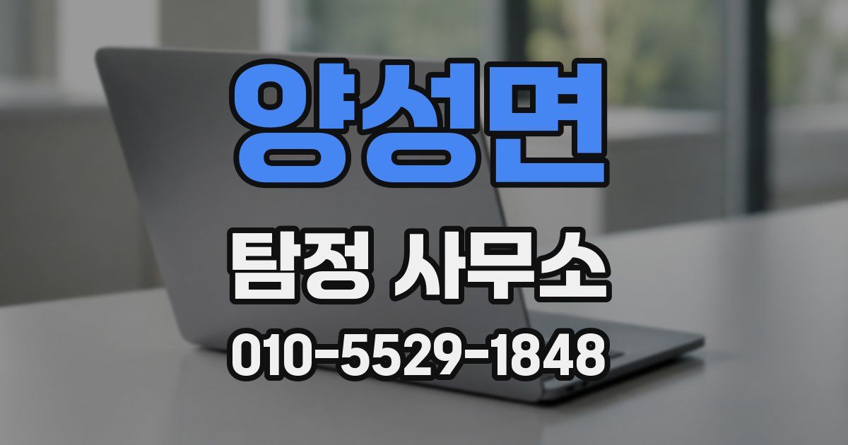 양성면 탐정 사무소