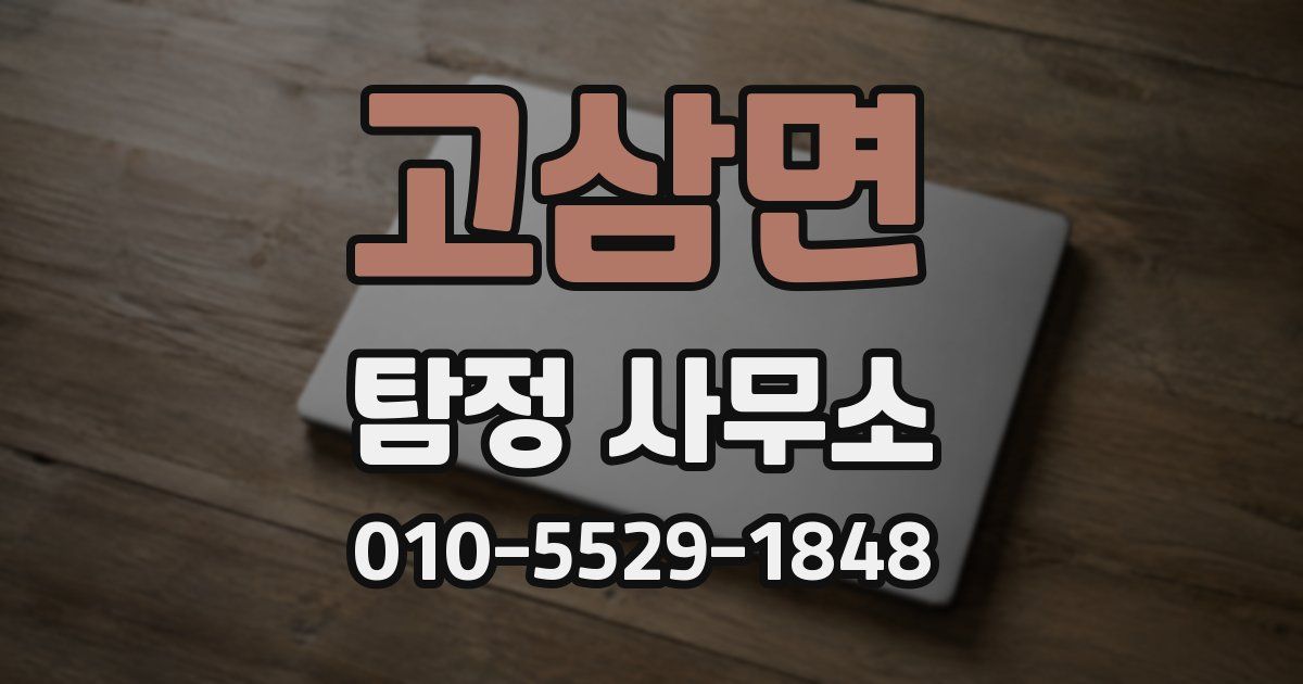 고삼면 탐정 사무소