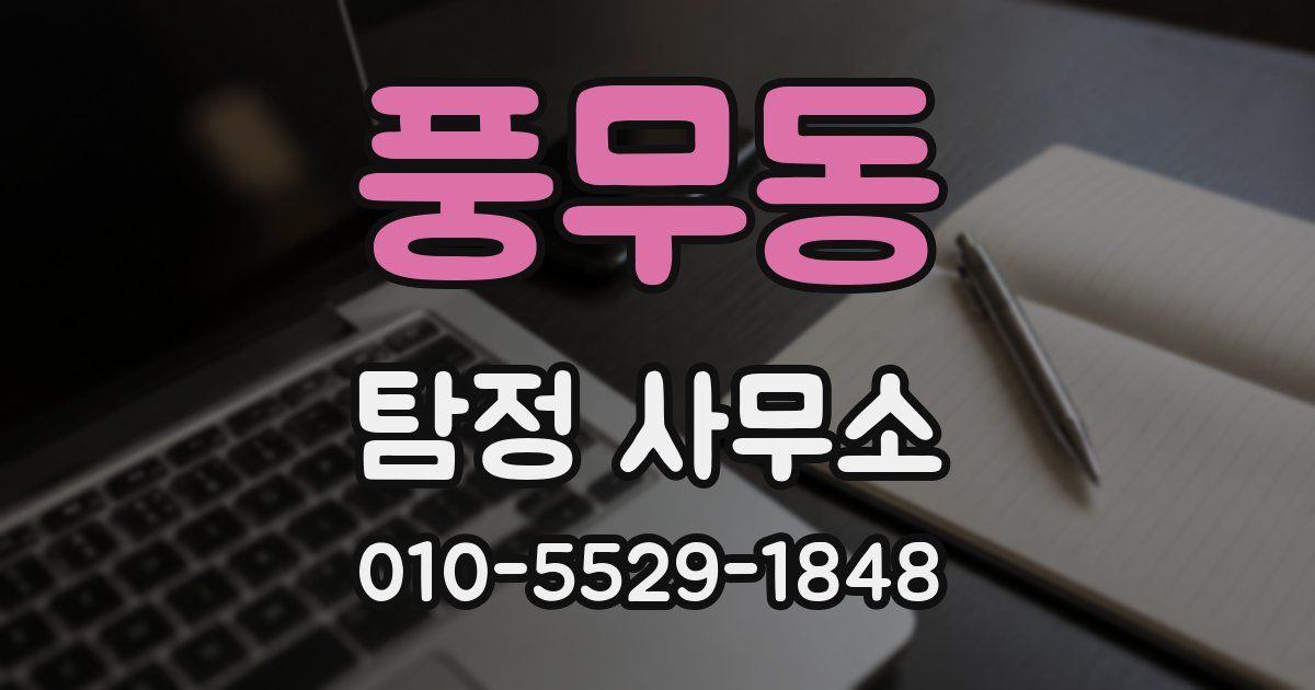 풍무동 탐정 사무소
