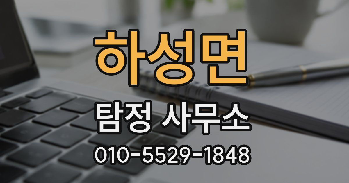 하성면 탐정 사무소