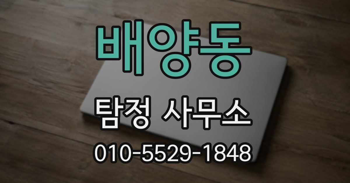배양동 탐정 사무소