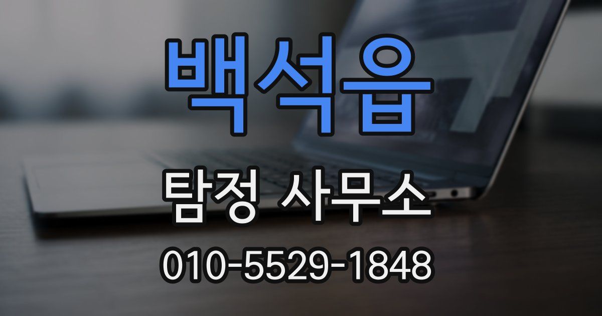 백석읍 탐정 사무소