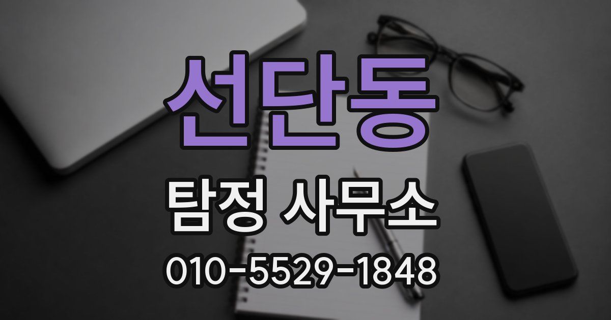 선단동 탐정 사무소
