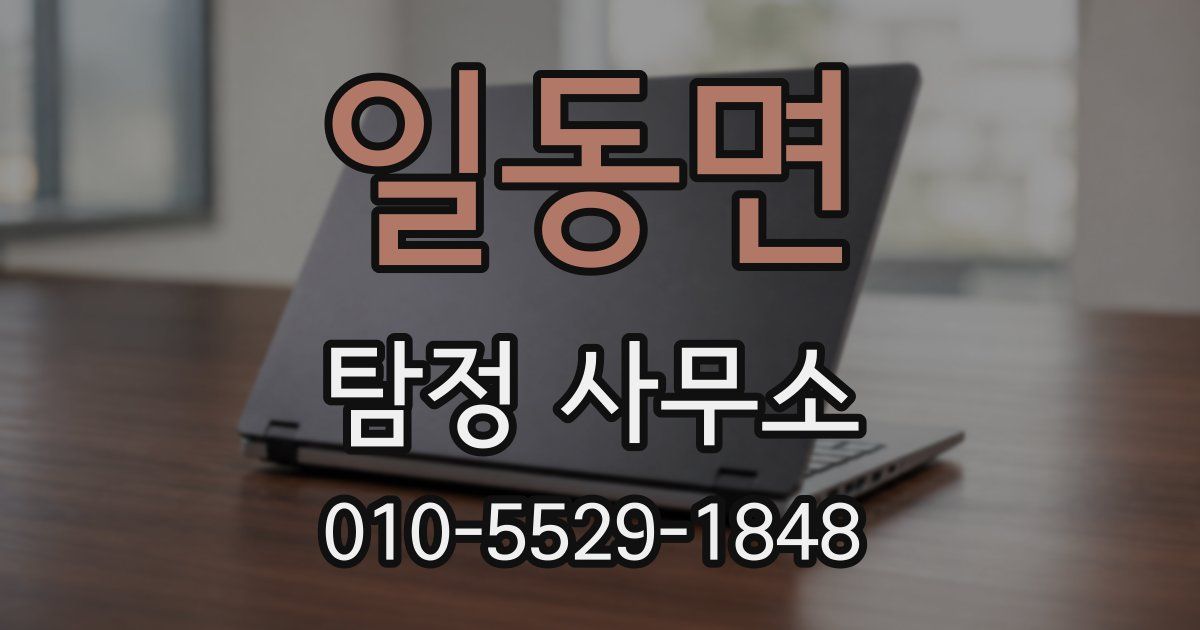 일동면 탐정 사무소