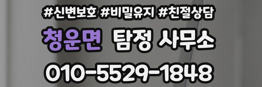 청운면 탐정 사무소