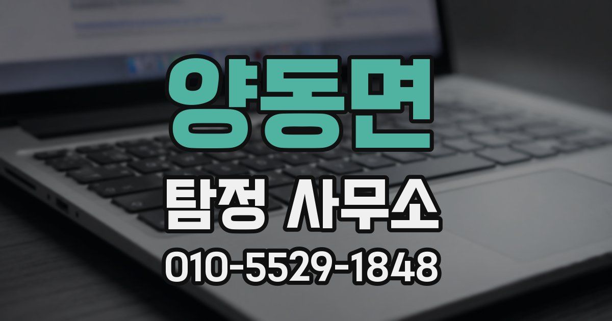 양동면 탐정 사무소