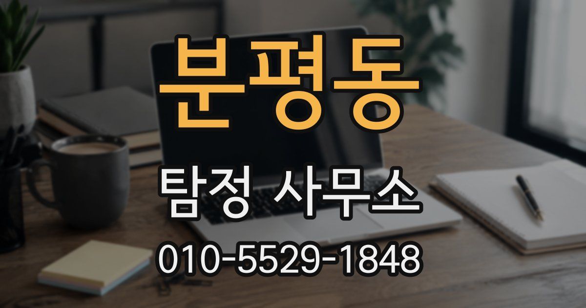분평동 탐정 사무소