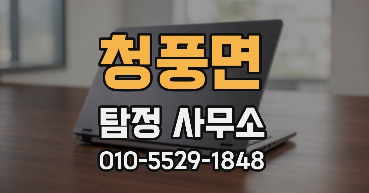청풍면 탐정 사무소