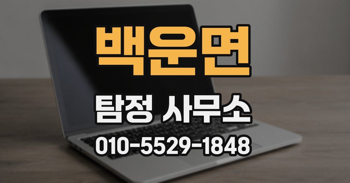 백운면 탐정 사무소