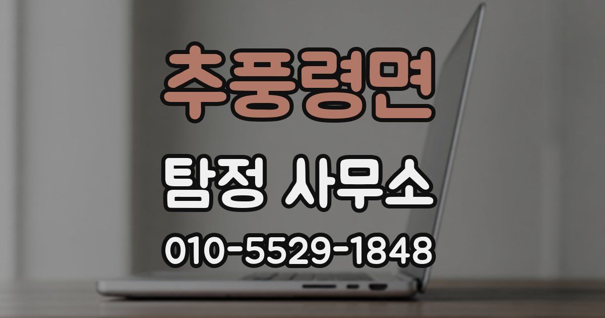 추풍령면 탐정 사무소