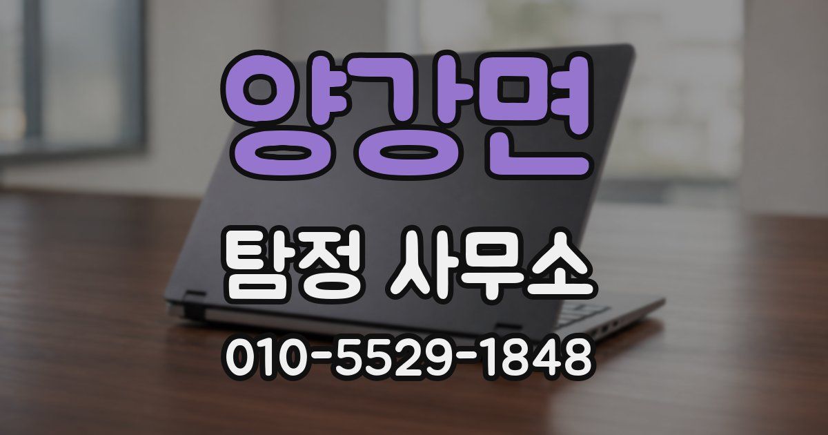 양강면 탐정 사무소