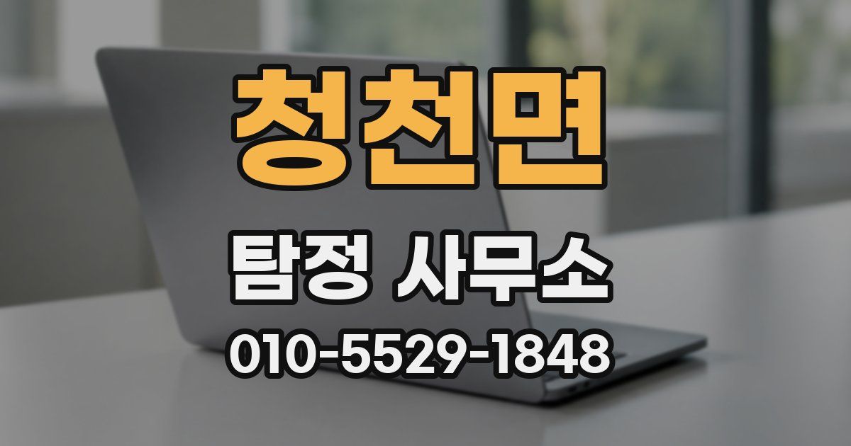 청천면 탐정 사무소