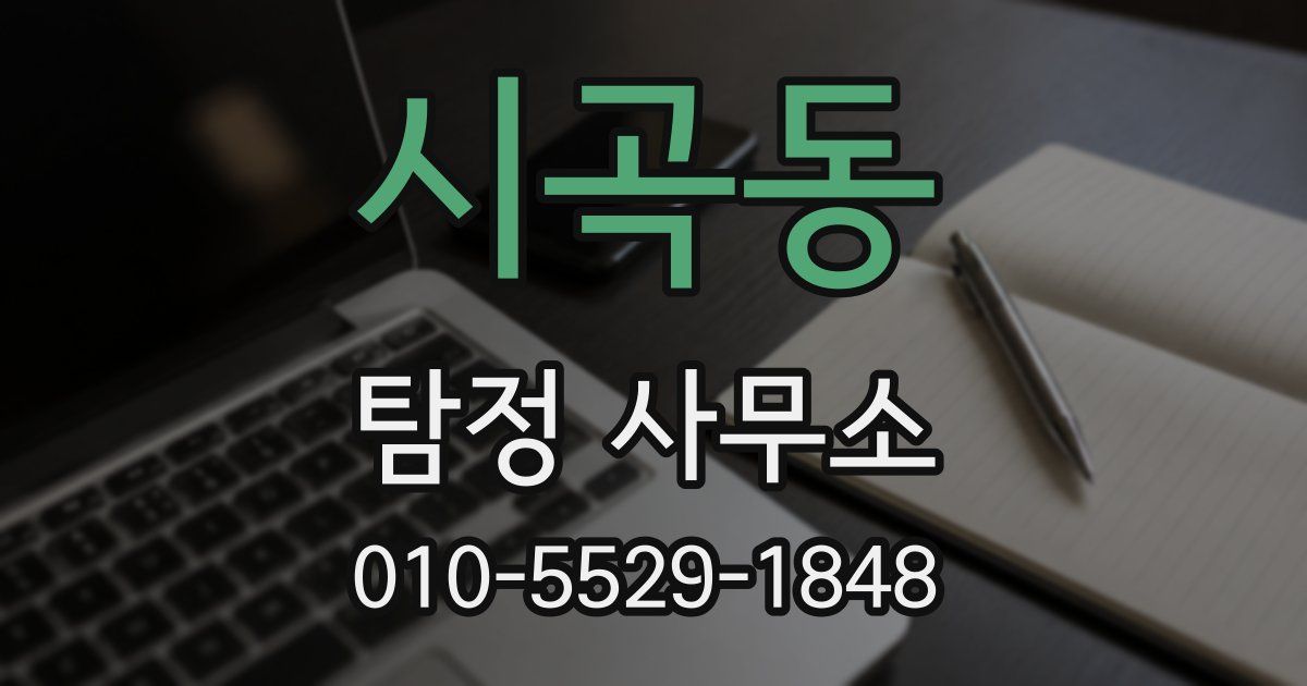 시곡동 탐정 사무소