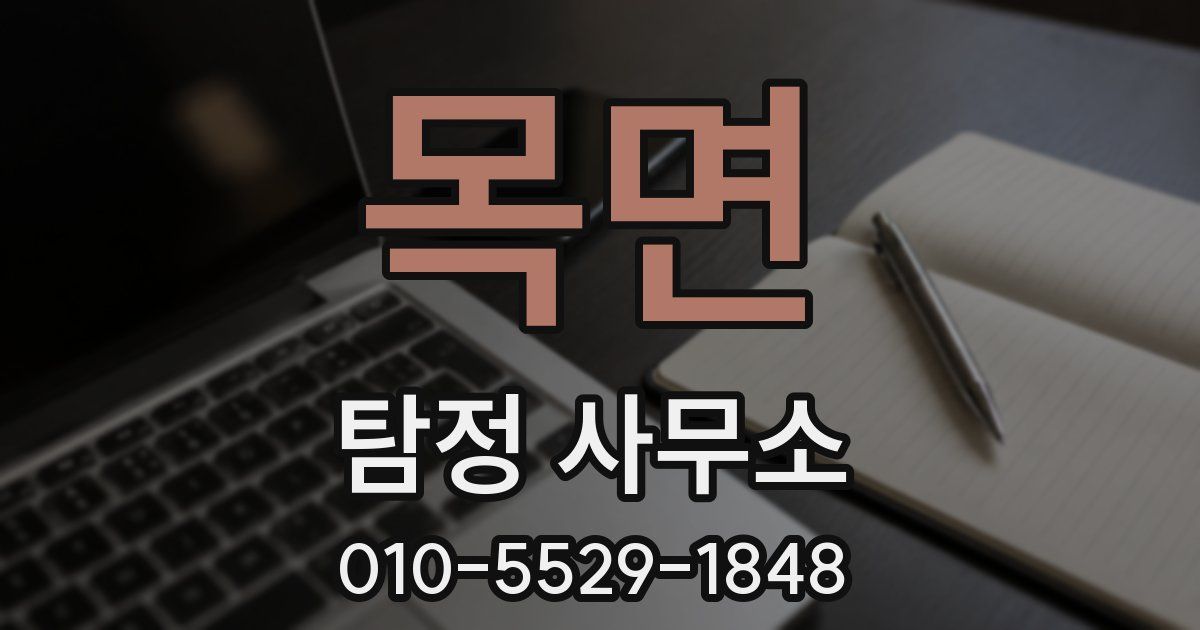목면 탐정 사무소