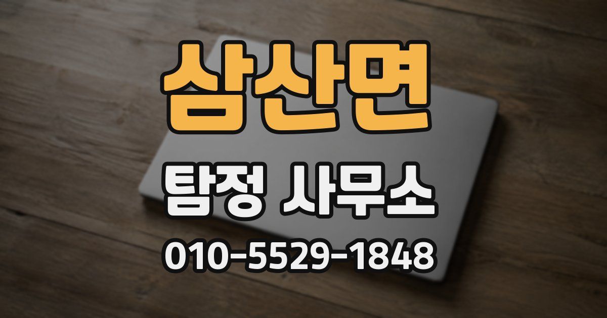 삼산면 탐정 사무소