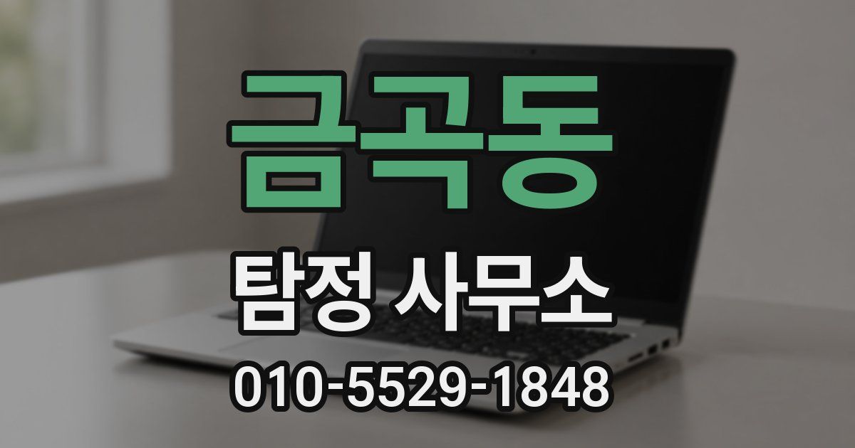 금곡동 탐정 사무소