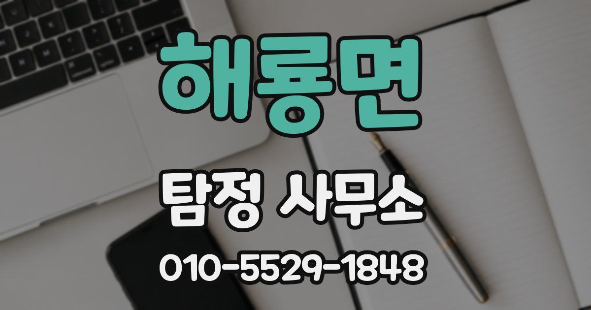 해룡면 탐정 사무소
