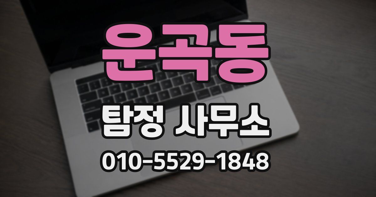 운곡동 탐정 사무소