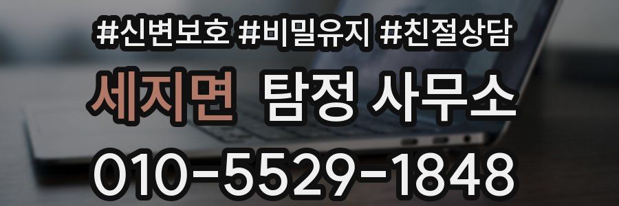 세지면 탐정 사무소