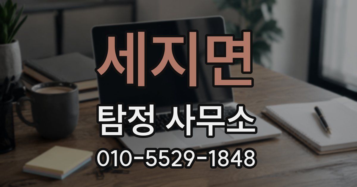 세지면 탐정 사무소