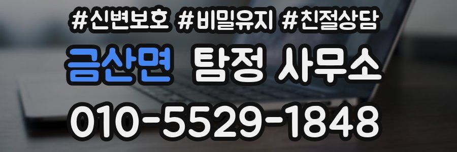 금산면 탐정 사무소