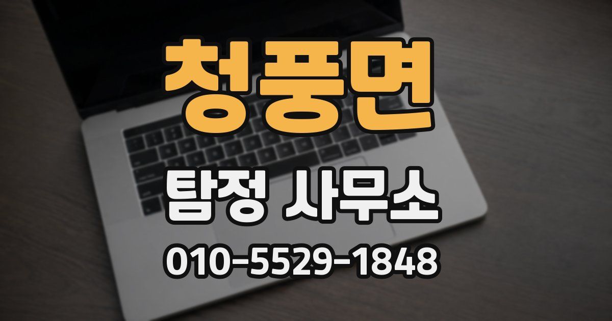청풍면 탐정 사무소