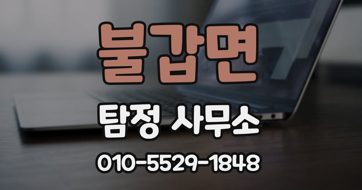 불갑면 탐정 사무소