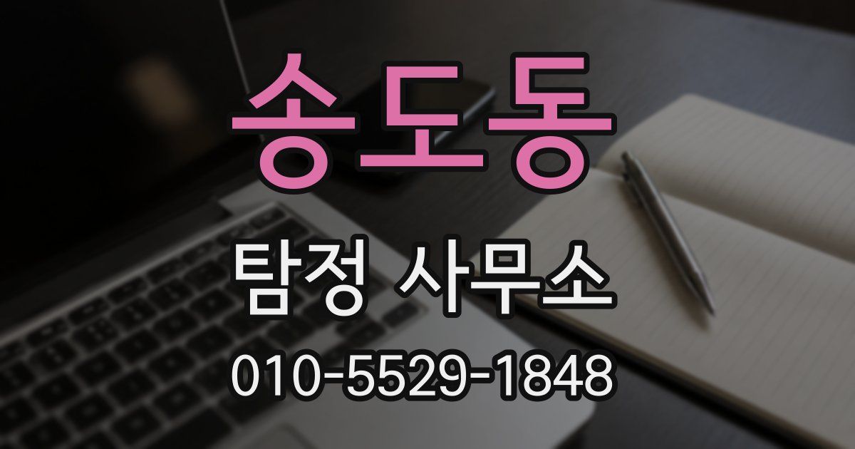 송도동 탐정 사무소