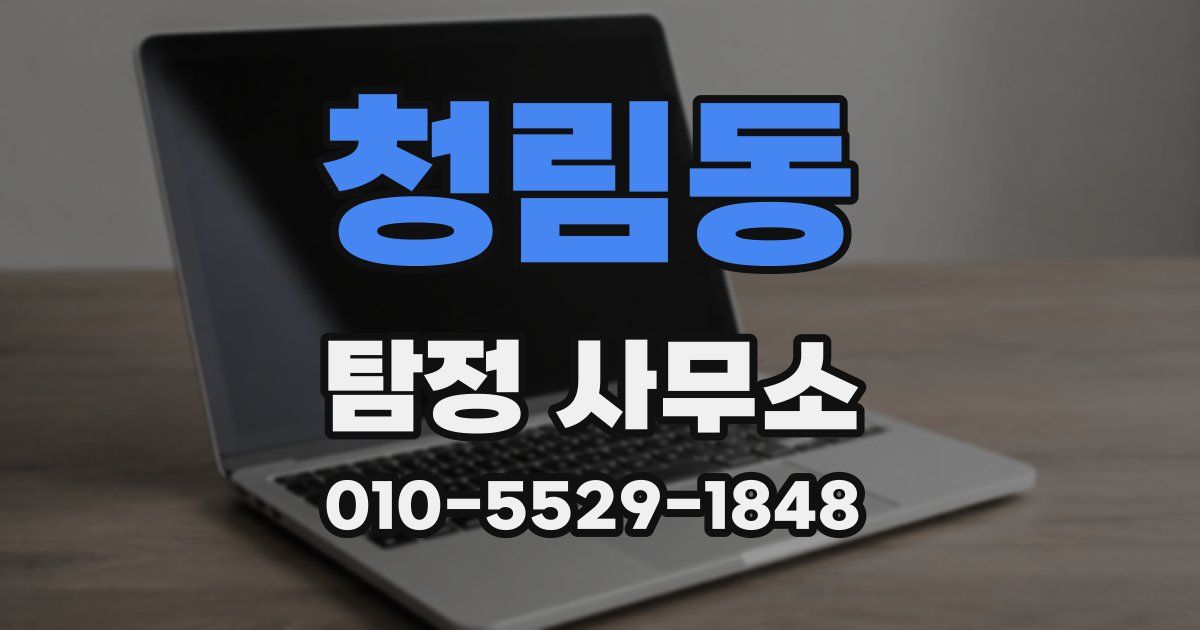 청림동 탐정 사무소