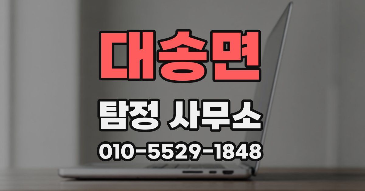대송면 탐정 사무소