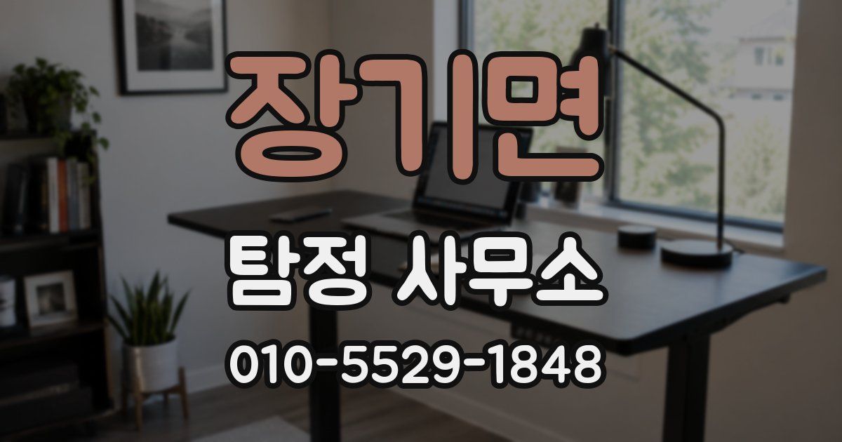 장기면 탐정 사무소