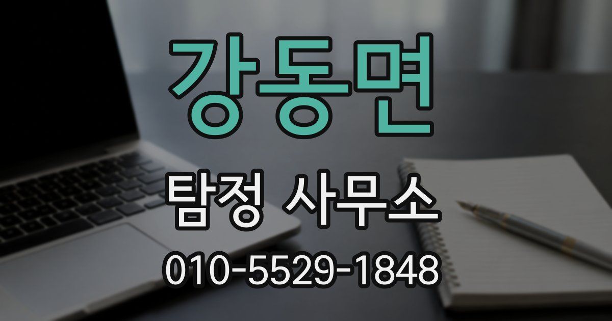 강동면 탐정 사무소