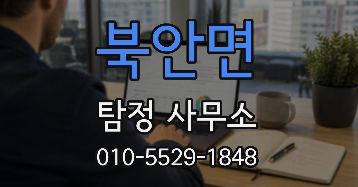 북안면 탐정 사무소